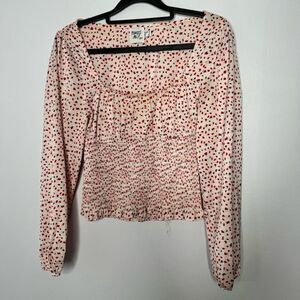 Princess Polly smocked blouse size 4